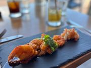 ワニとエビのスパイシーなやつ！