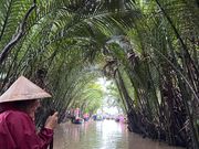 メコン川でのクルーズ