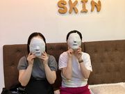 施術後の石膏マスク