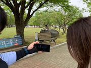 隊長を連れ戻すために南朝鮮に来た第5中隊員とセリが再会する場所　（忠州中央塔公園）