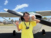 フライト前にひと撮影