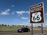 途中下車して写真撮影ROUTE66