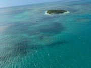 ヘリコプターからの景色