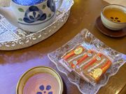 エステの後にはお茶とお菓子が