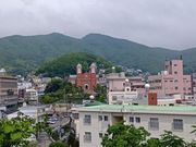 高台から見た浦上天主堂