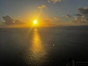 恋人岬からの夕日