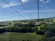 スカイレール乗車中の景色