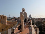 屋上最高、、遠くにサグラダファミリア