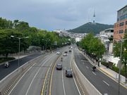 梨泰院クラスの歩道橋