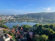 清々しい朝　ホテルの食事会場から