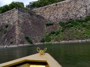 大阪城御座船から大阪城を眺める