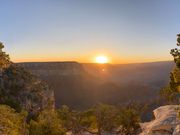 グランドキャニオン夕日