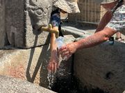 ポンペイ遺跡の共同水道