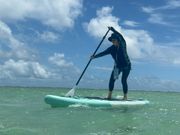 天国の海でsup楽しかった〜