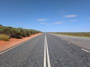 地平線に向かう道