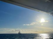 日が落ちてきました。