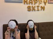 コルギと石膏パック