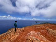 断崖絶壁から見渡す景色は最高でした