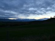 峠からの夕焼けがとても綺麗でした