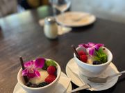 デザートのアイス