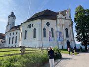 往きに立ち寄ったヴィーズ教会