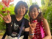 ガイドさんからお花のプレゼント