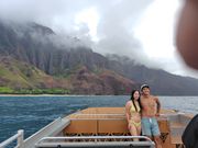 絶好のポジションで記念写真