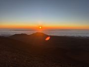 マウナケア山頂から日の出