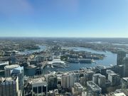 遠景に広がるブルーマウンテンズまで見えました。