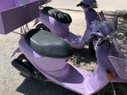 バイクもラベンダー色