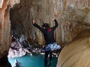 歓喜のダイブ！