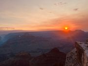 グランドキャニオンの朝日