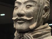 兵馬俑(展示ケース)
種類ごとに近くで観ることもできました。