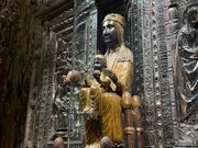 黒いマリア像・・じっくり見る事が出来ました