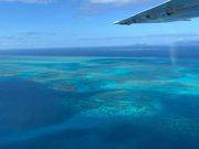 セスナからのバリアリーフ