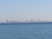 ゴールドコーストの街並みも見えます