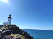 灯台。海もキレイ