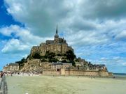 橋の上から見たモンサンミッシェル