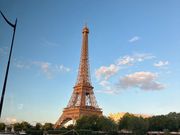 帰り道に見えたエッフェル塔