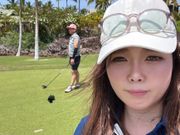 夫婦で初めてツーサムゴルフはマウナラニゴルフコースでした♡