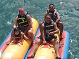 Banana boat ride was fast