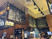 船に乗る前にカフェでコーヒーを購入♪