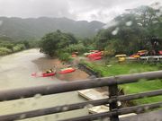 カヌーの発着所