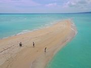 ユニの浜、ドローンで撮影して頂いた