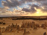 日の入り20分前