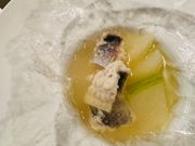 鱧 冬瓜 淡路玉ねぎ　スープ仕立て