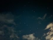 人工衛星見える星空