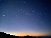 夜明けのオリオン座