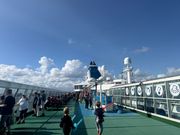 最上階のデッキ