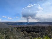 噴火直後のキラウエア